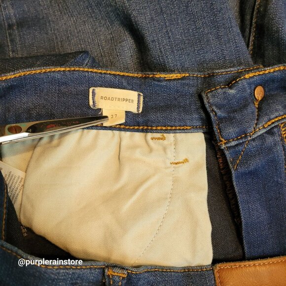 Madewell Jeans 27 Roadtripper Skinny Mid Rise Orson Wash H5804 Stretch Denim - Picture 4 of 13